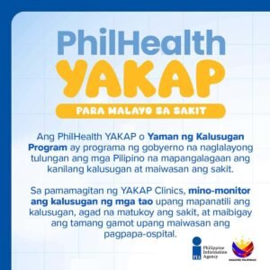 PHILHEALTH BRINGS YAKAP PROGRAM AND CLINIC SERVICES CLOSER TO THE COMMUNITY