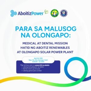 Free Medical Services for Olongapo Residents from Aboitiz Power Renewables
