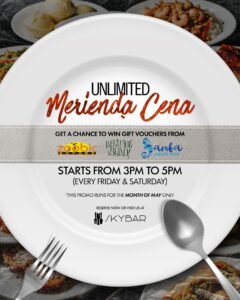Skybar Launches Unlimited Merienda Cena Experience This May